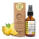 Aset Pineapple Extract Organik Raw Bromelain Miquid Pineapple - Enhanced Potency 500mg, for Kids & Adults - for Digetical Health, Inflammatory Response, and Hearing - Non-GMO - 60ml 120 Day Suppply