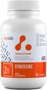 ATP LAB Synerzinc 90 caps - Vegan Zinc Suplemen untuk Pria dan Wanita - Zinc Mineral Suplemen - Sehat Skin - Zinc Vitamin untuk Dewasa