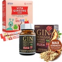 Gin Hongsam Saponin Capsule Plus + VITA Ginseng Anak Premium Bundle