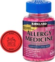 Kirkland Signature Allergy Medicine Diphenhydramine HCI 25 Mg, 600 Minitabs + STS Sticker.