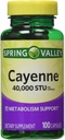 Spring Valley - Cayenne Buah 40.000 STU, Whole Herb, 100 Capsules