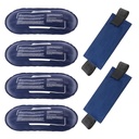 Ice Packs for Injuries Reworthy, 4 Pack Hot and Cold Gel Packs dan 2 Pack Adjustable Fleksible Gel Wraps for Back Shoulders Arms and Legs Injury Recovery, Left Joint and Muscle Pain Relief