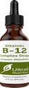 Ultra6 Nutrition Vitamin B12 Sublingual Liquid Drops - B12 Methylcobalamin Suplemen Energi & Tiredness