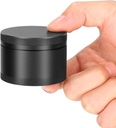 Portable Metal Pill Case, Single Waterproof Daily Pill Box for Travel, Pill Container, Aluminium Alloy Round Pill Box Organzer Pill Holder for Medicine Vitamin Fish Oils Big Size