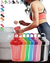EBAT 16 Piece Set Warna AntiDropBPAFREEEEProof Protein Sake Bottle Value w. Whish Ball & ErgonomicDesign &, 8 Nilai Warna Unik (Lihat Foto) untuk Pria / Perempuan /