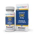 Sumber Superior Lanjutan Zinc 25 mg - Termasuk Vitamin D3 5.000 IU - Premium Dukungan Ammune Tambahan untuk Pria & Women - Non-GMO & Gluten- Free - 60 MicroLingual Dissolable Tablet