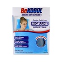 BeKOOOL Cooling Soft Gel Pillow - Reusable Cooling Relief from Migraines, Neck Strain and Fever - Sampai dengan 6 Hours of Cooling, Siap untuk Gunakan, Stays Soft When Frozen