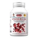 ANDREW LESSMAN Vitamin B12 250 180 Capsules - Absorption - Methylcobalamin Terproteksi (Natural Coenzim Vitamin B12), Esculfor Energy and Stress Support, Plus B-Complex, Easy to Swallow Ctsules