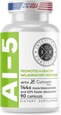 Instinal Fortitude Al-5 - Digetical Herbal Capsule Suplement w / CurcuWIN, Turmeric, Curcumin, Boswellia Serrata, Ginger Root & EGG Green Tea for Gut & DigestiveHealth Dupport, Non-GMO, Dairy Free