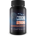 Suplemen Dukungan Kesehatan Otak Kogni Kuat untuk Memori, Fokus, Kejelasan, & Mood - Suplai Kesehatan Otak untuk Orang dewasa dengan Ginseng, Turmeric, Teh Hijau, & Vitamin D - Nootropic Brain Booster