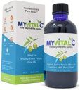 MyVitalC Organik Ekstra Virgin Zaitun Oil - Murni ESS60 Antioksidant Suplemen - untuk Anti- Aging, Oksidasi, Umur panjang, Tidur, Lebih Energi - 120ML