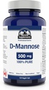 Suplemen Summit - D-Mannose Capsules 500 mg, 120 Veggie Caps - Dukung Uriner Trakta Kesehatan - Sumber Carbohydrates untuk mendukung Produksi Energi - Dukungan Atletic