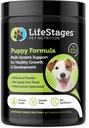 Tahap 1: Puppy Formula 0-3 Tahun Untuk Dog Weight Gain, Muscle & Joint Development, Skin & Coat Sehat 124; Omega 3 & 6, Spirulina, Vitamin B6 & Progrees