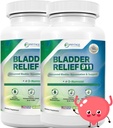 Bantuan kandung kemih 911 Detoksifikasi Kekuatan - untuk Pria dan Wanita Menyediakan Dukungan Bladder, 60 Veggie Kapsul - 2 Pack