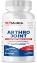 Arthro Joint Glucosamine MSM + Hyaluronic Acid Tablet, Supports Healthy Commered Structure, Fungsi & Comfort, Non-GMO, Gluten Free, Soy Free, 60 Count (Pack of 1)
