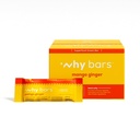 Mengapa Bars, Protein Bars, Mangga Ginger, 2.04 Ounce Bars (Sebungkus 12 Protein Bars) - Protein Bar Superfood, Gluten Free, Non GMO, Organik, Vegan, Ingrediens sederhana