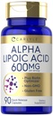 Carlyle Alpha Lipoic Acid 600mg 124; ditambah Biotin Optimizer 124; 90 Capsules 124; Non-GMO & Gluten Free Suplemen