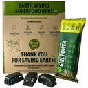 Girl Power Protein Bars Low Calorie High Protein, Meal Replacement Bars for Best Figure, Vegan Protein Snack, Iron- Rich Protein Bars, No Sugar, Chicory Spirulina Flavor, Pack of 8-Green Bite