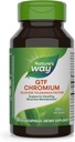 Jalan Alam GTF Chromium, Faktor Tolerance Glukosa, Menyediakan Metabolisme Sehat *, 200 mcg Chromium per Serving, 100 Vegan Capsules (Packaging May Vary)
