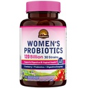 Produksi Vitalis untuk Perempuan 120 Milyar CFUs, 30 Strain, dengan Pregities & Digetical Enzymes & Cranberry, Gut & Vaginal Kesehatan, Vegan 30 Delaced Rilis Caps