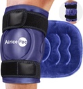 XXL Ice Pack Wrap Around Knee After Betraction, Accessible Gel Large Ice Pack for Injuries, Pain Relief, Sweelling, Sports Injuries, 1 Pack Blue