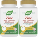 Nature 's Way Zinc Lozenges with Vitamin C & Echinacea, Immune Support *, Wild Berry Flavored, 60 Lozenges (Pack of 2)