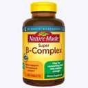 Nature Made Super B Energy Complex, Dietary Supplemen Fungsi Sel Otak, Dukungan Energi & Nervous System, 460 Tablet, Kartu ReOrder Cepat Supply Hari.