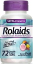 Rolaids Antax Calcium & Magnesium Suplemen Ultra Power Tablet, Buah 72 ea (Paket 4)