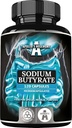 Sodium Butyrat High Dose 570 mg (30% Butyric Acid), 120 Vegan Capsules, 4 Bulan, Suplemen Sodium untuk Mendukung Regenerasi Barrier Intestinal dan Overal Gut Hegemony oleh Apollo 's Hegemony