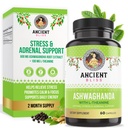 Aswagandha Kebahagiaan Kuno dengan L- Theanine & Black Pepper Extract Capsules, Dukungan Energi & Natural Mood, Suplemen Fokus untuk Dewasa