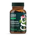 Gaia Herbs Echinacea Goldenseal - Suplemen Dukungan Imune untuk Mempertahankan Sistem Repiratory Kesehatan - dengan Echinacea organik dan Goldenseal Root - 60 Vegan Liquid Phyto- Capsules (10- Hari Supply)