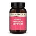 Dr. Mercola Herbal Adrenal Support, 30 pelayan (60 Capsules), Dietary Supplement, Mood and Stress Management, Non-GMO