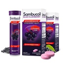 Sambucol Black Elderberry Tablet dengan Vitamin C & Zinc - Imune Suplemen Dukungan, Black Elderberry dengan Zinc dan Vitamin C Effervescent Tablet, Tinggi Antioksidants, Minuman Fizzies- 30 Count