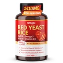 Ultra Red Yeast Rice dengan CoQ10, Omega 3 Niavin, Vitamin D3 untuk Overall Well- Being, Imune System Support - USA Made & Tested (150 Count (Pack of 1))