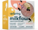 Upspring Milkflow Immune Dukung Pendukung Pengadaan Nafas Minum Mix Fenugreak- Free, Moringa Elderberry Lemonade Flavor, Lactation Supplemen untuk Mendukung Supplai Susu Breast, 16 Mixes