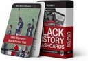 Urban Intelectuals Black History Flashcard - Volume 1 Famous Black Cultural Holiday Trivia Playing Cards Educational Activity for Dewaty Classroom