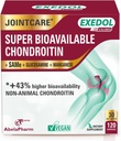 Exedol Biovailable Glucosamin Chondroitin, Vegan Joint Support for Enhanced Joint Fungsi, Cartilage Health, Connective Tissures and Bone Health - 120 Capsules
