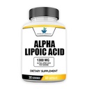 Suplemen Standar Amerika Alpha Lipoic Acid 1300mg Per Serving - Vegan, Gluten Free, Non-GMO, 60 Kapsul, 30 Hamba
