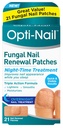 Opti- Nail Fungel Nail Renewal Patch - 21 Patch, Night- Time Treatment Meningkatkan Penampilan Nail Sementara Anda Tidur