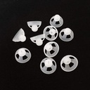 10 pcs mendengarkan Amplifier Dome Open Fit Ear Tip Earbuds untuk RIC Hearing Aids (M Gib9mm)