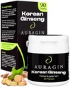 Aurangin ® Autenic Korea Merah Ginseng - Dibuat di Korea - 6 Tahun Roots - Tidak Ada Addonist atau Ingredisasi Lainnya - 100% Ginseng Panax Merah di Setiap Tablet