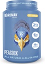 BIRDMAN Peacock Vegan Powder 124; Complete Plant Based Meal Replacement Shake with Magnesium, Vitamin D, MCT Oil 126; All in One Suplemen untuk Pria dan Perempuan 124; Smooth Texture 14; Coco Vanilla Flavor