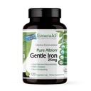 Emerald Labs Gentle Iron 25mg - Ferrous Bisglycinate Chelate - Adlated Iron Suplement That Support Energy, Eye, Immune & Heart Health - 120 Vegetable Kapsul (120 Hari Supply)