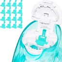 FireAnt Silicone Saline Pods Refills Accesories Compatible with Navage Nasal Care, 16 Pack Reconable Salicone Salt Pads Refills Replacements, Easy Blue 16 Packs)