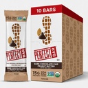 Bar Perfect, Dark Chocolate Chip Peanut Butter Protein, Protein Tinggi, Organik, Gluten Free, Soy Free, Non GMO, No Sugar Alcohols, 2.3 Ounce Bar, 10 Count