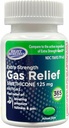Gas Relief Ekstra Kekuatan, 125mg Simeticone (365 Softgeels), Pembebasan Cepat dari Gas, Bloating, Fulness, ketidaknyamanan menyakitkan, Banding untuk Ingredien Kekuatan GAS-X Ekstra