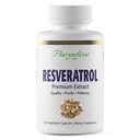 Paradise Herbs Resveratrol, Antioksidant, Super Power, Ultra Pure, Vegan, Non GMO, Gluten Free, 180 Vegetarian Capsules