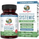 MaryRuth Organics Serrapeptase Enzymes Capsules 124; Sampai dengan 2 Bulan Suply 124; Enzyme Suplemen untuk Potency Tinggi Pelepasan Sinus Pill 124; Tessuler Kesehatan 124; Vegan 124; Gluten Free Potency 144; 60 Count