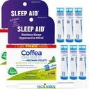 Boiron Coffea Cruda 30C - 6 Total Blue Tubes - Homeopatic Sleep Aid for Restless Sleep, Mental Hyperactivity, Racing Thoughts, dan sulit tidur dengan Blue Ink Pen