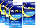 Midnite Sleep Aid for Occational Sleepless, 30 Chewable Cherry Tablets Each (Value Pack of 4)